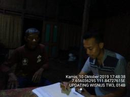 Updating Wisnus Triwulan III-2019 di Desa Berbek, Berbek