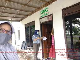 Supervision of the March 2021 Susenas Listing in Gondanglegi Village, Prambon