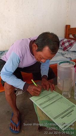 Enumeration of Wisnus Triw II-2019 Samples in Warujayeng Village, Tanjunganom