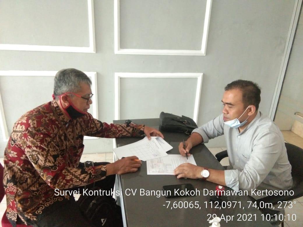 Survei Konstruksi 2021 di CV Bangun, Kertosono