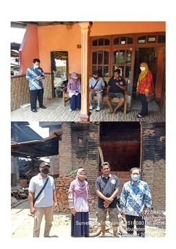 Supervision of Quarterly 2021 IMK in Betet Village, Ngronggot by BPS Jawa Timur Province