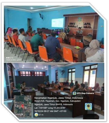 Sectoral Statistics Development of the Population and Civil Registry Service of Nganjuk Regency