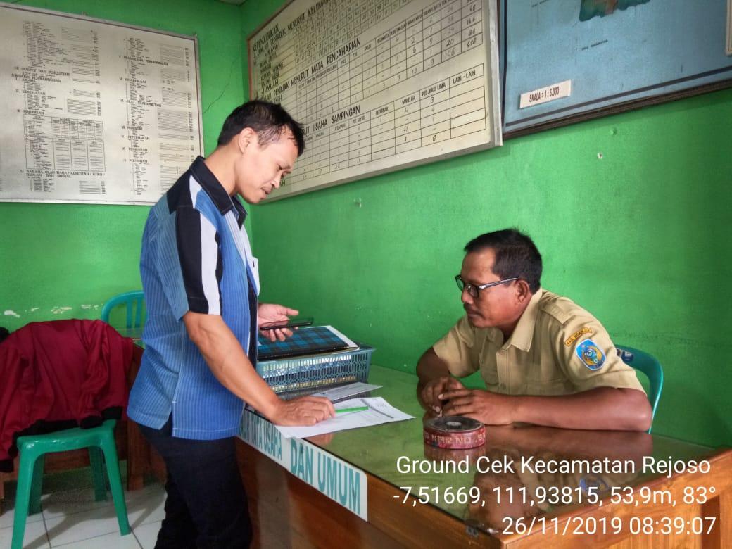 Groundcheck SLS di Kecamatan Rejoso