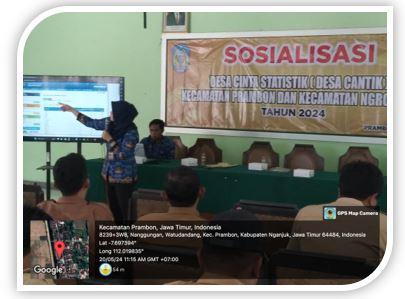 Sosialisasi Website ke Kecamatan Prambon dan Ngronggot