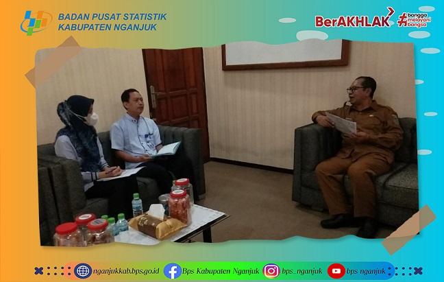 Pendataan Regsosek 2022 di Sekretaris Daerah Nganjuk