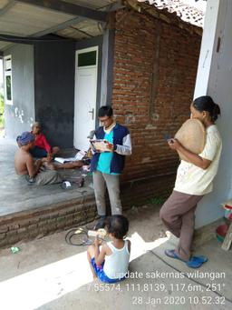 Supervision of Updating Sakernas Semester I 2020 in Wilangan Village, Wilangan