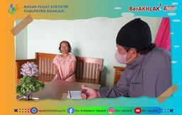 Supervision of the August 2022 Sakernas Enumeration in Kauman Village, Nganjuk