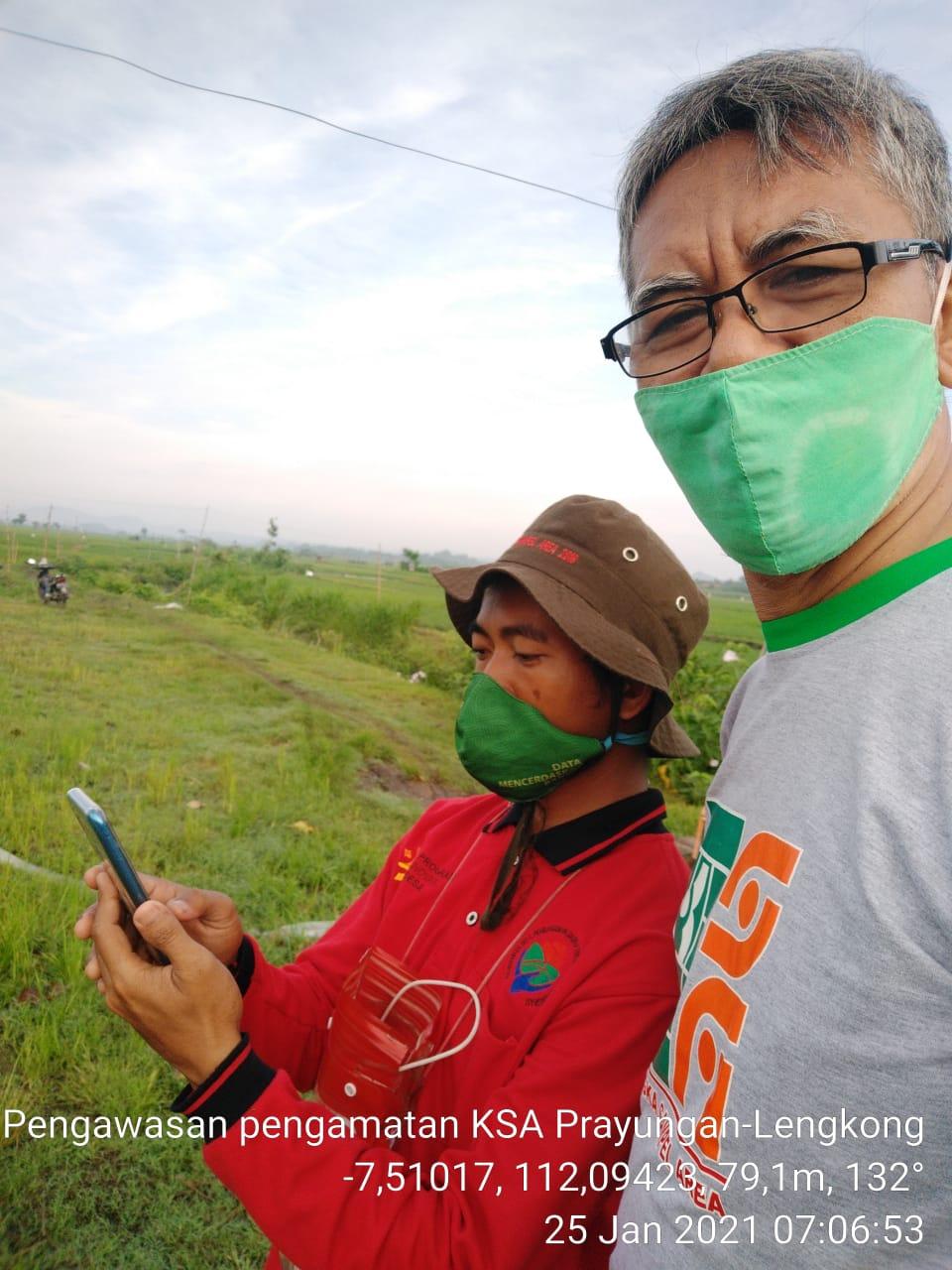 Supervision of KSA 2021 in Prayungan Village, Lengkong