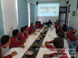  KSA Officer Meeting, BPS Nganjuk Regency