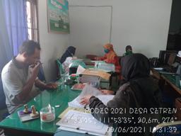 Monitoring of 2021 Village PODES Data Collection in Setren Village, Rejoso