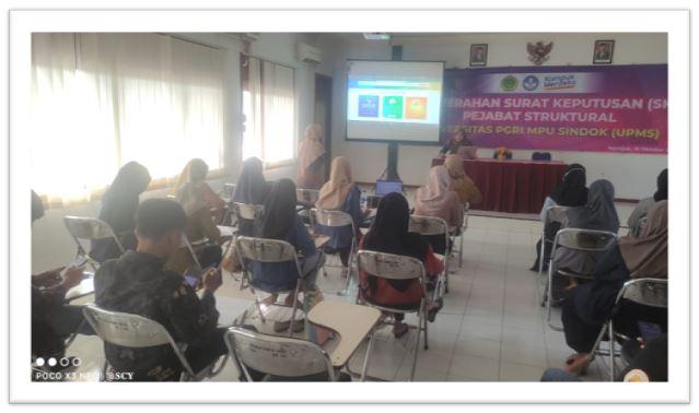 Socialization of Website and Hello PST at STKIP Empu Sendok Nganjuk