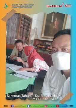 Supervision of the August 2022 Sakernas Enumeration in Musir Kidul Village, Rejoso