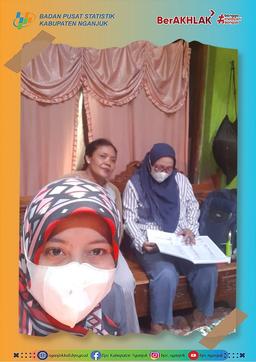 Supervision of the 2022 MKP Susenas Enumeration in Kapuk Village, Sukomoro