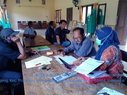 2021 Village PODES data collection in Sonoageng Village, Prambon