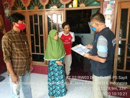 SP2020 verification in Pelem Village, Kertosono