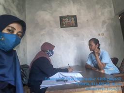 Supervision of the September 2020 Susenas Ruta Enumeration in Mojorembun Village, Rejoso