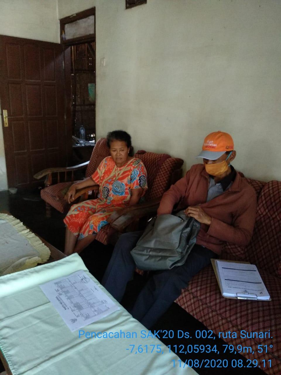 August 2020 Sakernas Census in Gebangkerep Village, Baron