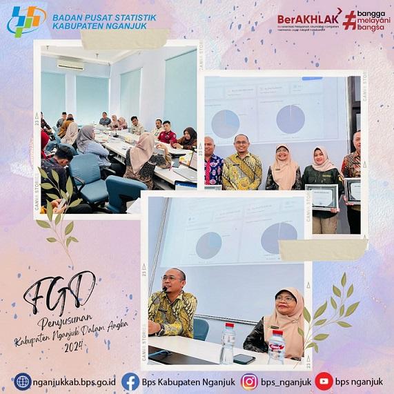 FGD Publication of Nganjuk Regency in Figures 2024