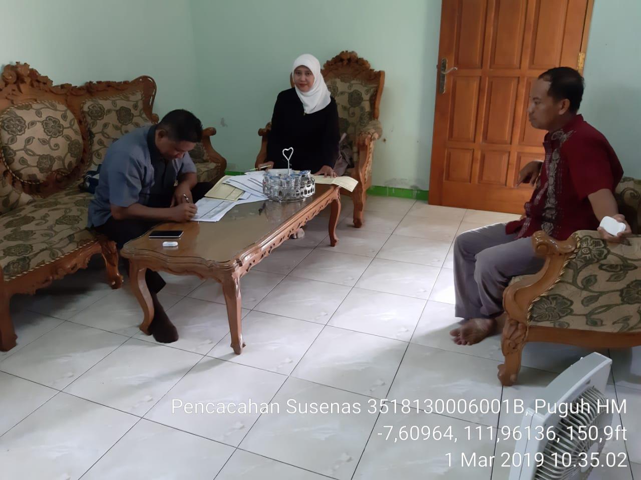 Susenas Supervision in March 2019 in Bungur Village, Sukomoro 001B