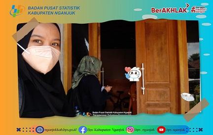 Pengawasan Pemutakhiran Sakernas Agustus 2022 di Desa Karangsemi, Gondang