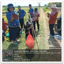 Soybean Tiles with the Nganjuk Regency Agriculture Service