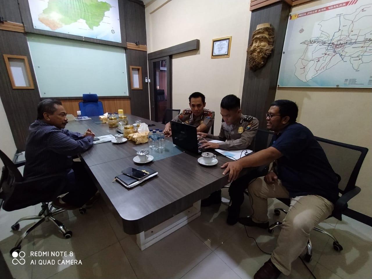 SP Online 2020 implementation by Nganjuk police chief