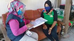 SP2020 verification in Sumberagung Village, Gondang