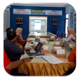 Sosialisasi Website dan Halo PST di Dinas Kearsipan dan Perpustakaan Kabupaten Nganjuk