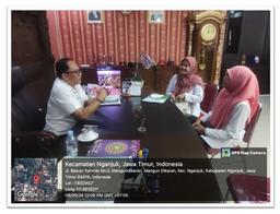 BPS coordination with the Regional Secretary of Nganjuk Regency