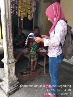  Sakernas Updating February 2019 in Begadung Sub-District, Nganjuk Sub-District