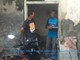 Supervision of Updating Susenas in March 2020 in Watudandang Village, Prambon