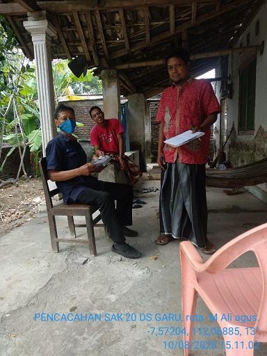 August 2020 Sakernas Census in Garu Village, Baron