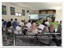 Sosialisasi Website dan Halo PST di Kecamatan Ngronggot