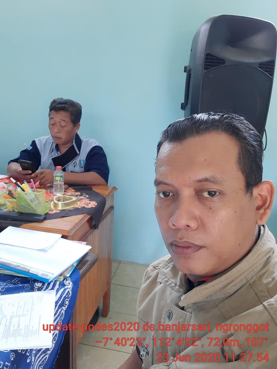 Updating PODES 2020 in Banjarsari Village, Ngronggot