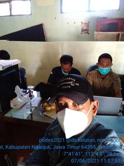 2021 Village PODES data collection in Kelutan Village, Ngronggot