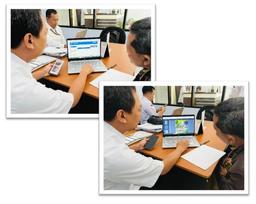 Website socialization to Kalianyar Kertosono Village Government