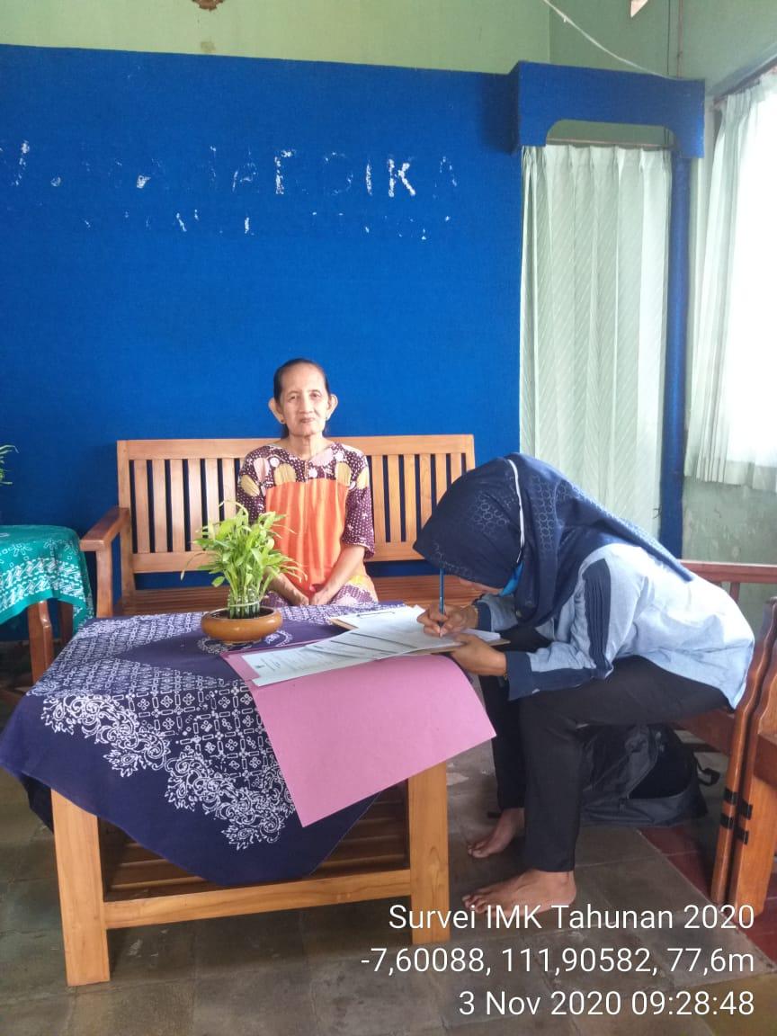 Supervision of 2020 IMK Enumeration in Mangundikaran Village, Nganjuk