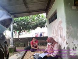 Supervision of the 2021 Semesteran Sakernas Enumeration in Sumberwindu Village, Berbek