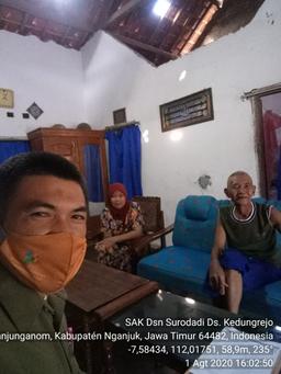 Updating Sakernas Agustus 2020 di Desa Kedungrejo, Tanjunganom