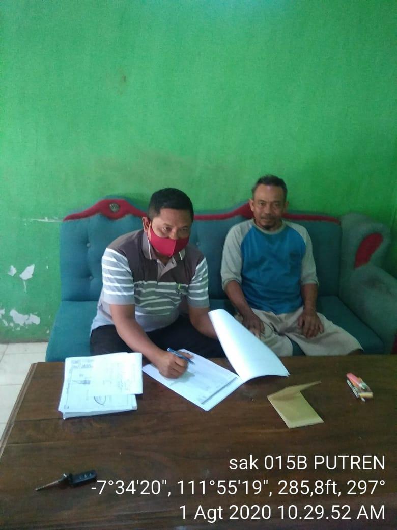 Updating Sakernas August 2020 in Putren Village, Sukomoro