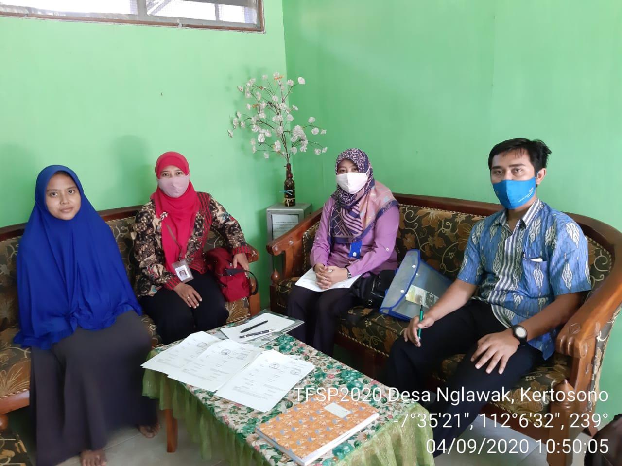 Task Force SP2020 at the Nglawak Muhammadiyah Women is Orphanage, Kertosono