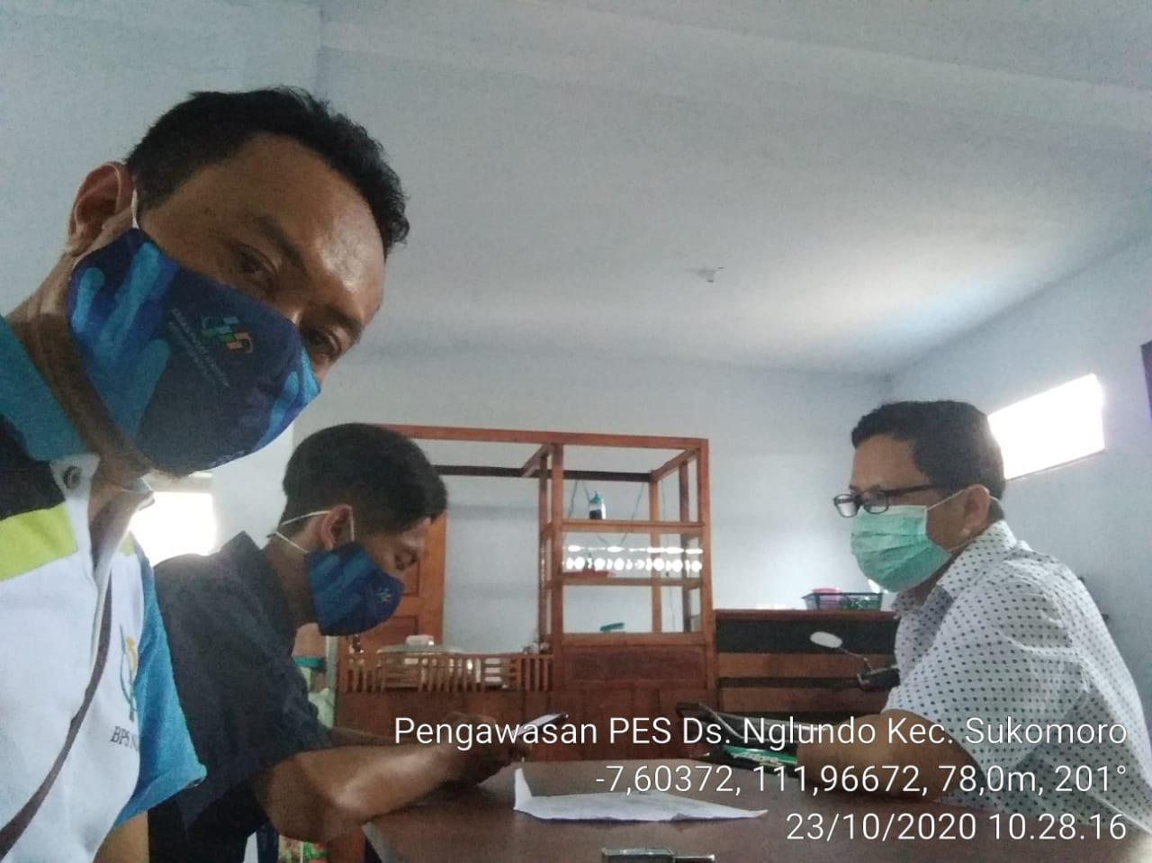 Pengawasan PES SP2020 di Desa Nglundo, Sukomoro