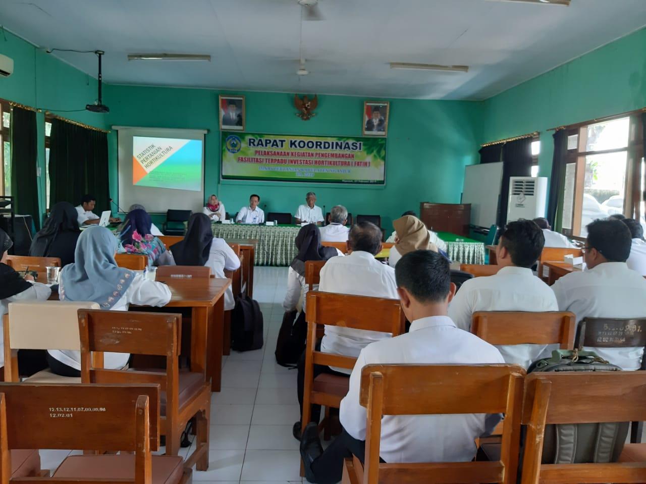 Koordinasi Laporan SP Hortikultura Bersama Dinas Pertanian