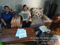 Enumeration of 2019 Annual Sakernas Household Samples in Begadung Village, Nganjuk