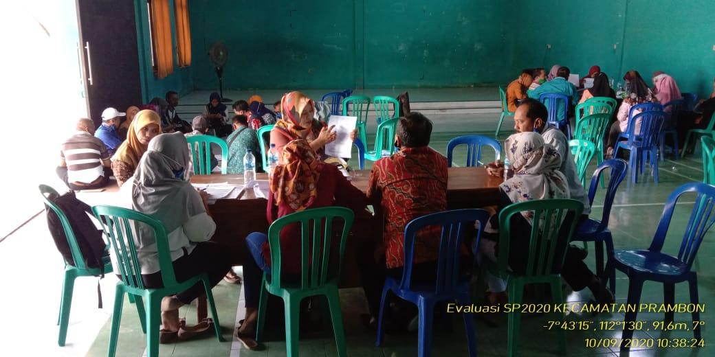 Pertemuan Koseka dan PS SP2020 di Kecamatan Prambon