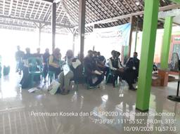 Meeting of Koseka and PS SP2020 in Sukomoro District