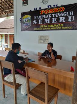 Supervision of Updating PODES 2020 in Senjayan Village, Gondang