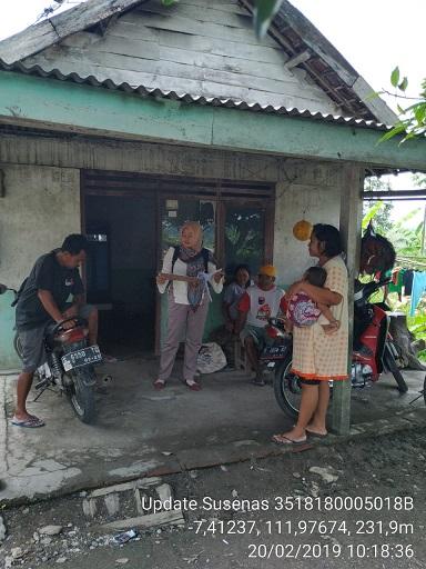  Updating Susenas March 2019 in Gampeng Village, Ngluyu 018B