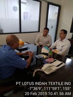 Revisit the Annual Medium Large Industrial Survey at PT. Lotus Indah Textile Ind