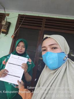 Enumeration of Sakernas August 2021 in Ngepeh Village, Loceret